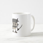 Cappuccino Assassino Funny Italian コーヒーマグカップ (正面右)