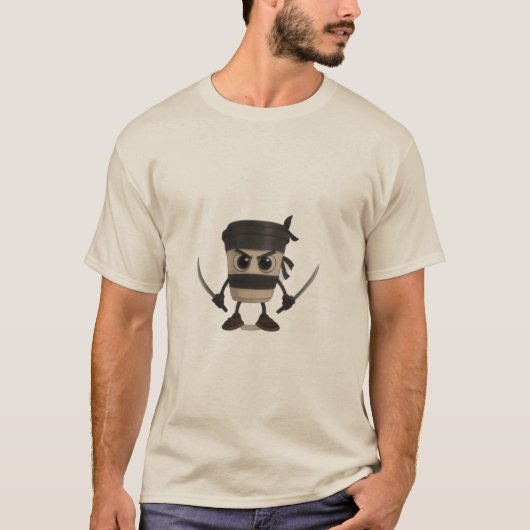 Cappuccino Assassino Funny Italian Tシャツ (正面)