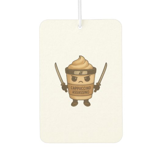 Cappuccino Assassino Italian カーエアーフレッシュナー (正面)