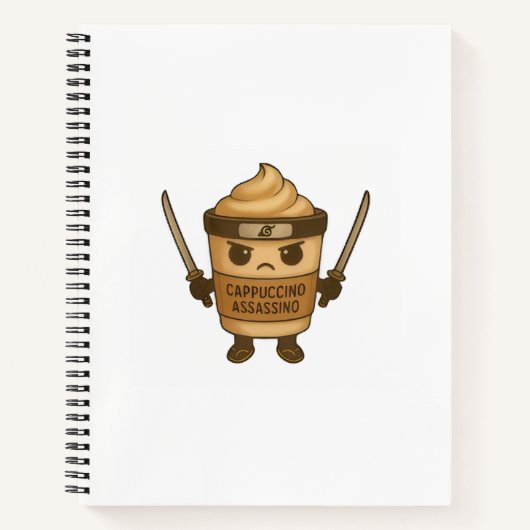 Cappuccino Assassino Italian ノートブック (正面)