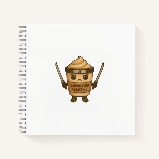 Cappuccino Assassino Italian ノートブック (正面)