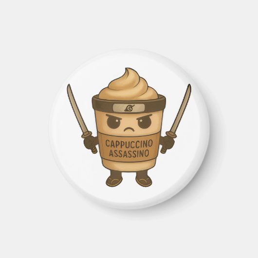 Cappuccino Assassino Italian マグネット (正面)