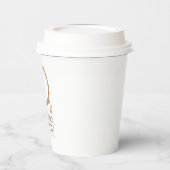 Cappuccino Curfew 11AM – To Go Coffee Cup 紙コップ (左)
