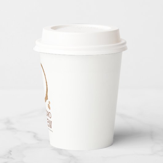 Cappuccino Curfew 11AM – To Go Coffee Cup 紙コップ (左)