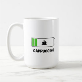 Cappuccino Minimal Typography Coffee コーヒーマグカップ