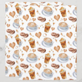 Cappuccino Scrapbook Paper (正面/裏面)