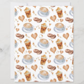 Cappuccino Scrapbook Paper (裏面)