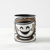 Cappuccino Souriant, マグカップ (中央)