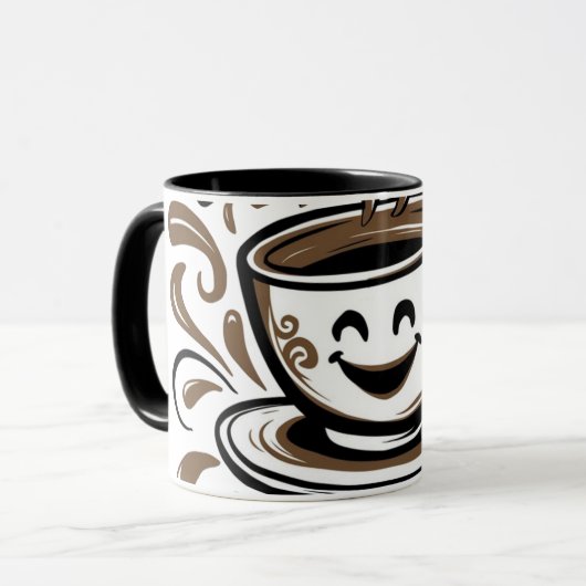Cappuccino Souriant, マグカップ (正面左)
