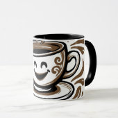 Cappuccino Souriant, マグカップ (正面右)
