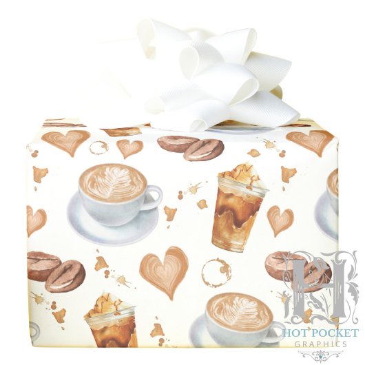 Cappuccino Wrapping Paper ラッピングペーパー