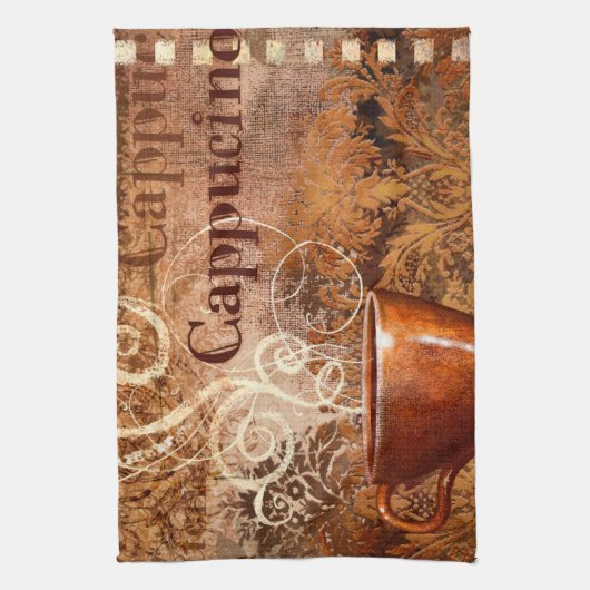 Cappucino キッチンタオル (縦)