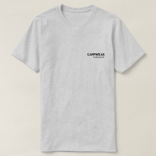 CAPPWear基本チームTシャツ Tシャツ (デザイン正面)