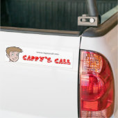 Cappyの呼出しバンパーステッカー バンパーステッカー (トラック上)