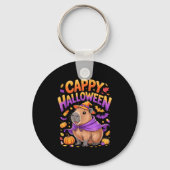Cappy Halloween Capybara Witch  キーホルダー (正面)