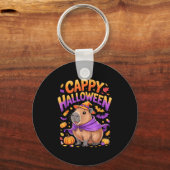 Cappy Halloween Capybara Witch  キーホルダー (正面)