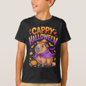 Cappy Halloween Capybara Witch  Tシャツ (正面)
