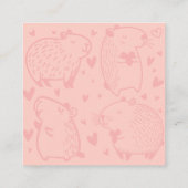 Cappy Valentine's Day | Capybara Valentine  エンクロージャーカード (裏面)