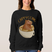 Cappyccino Capybara Coffee スウェットシャツ (正面)