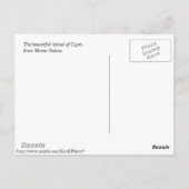 Capriの山景色 ポストカード (裏面)