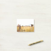 Capriイタリアの女性分野の鳥のポスト・イット ポストイット (デスク上)