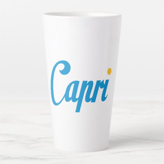 CAPRIイタリア カフェラテマグ (正面)