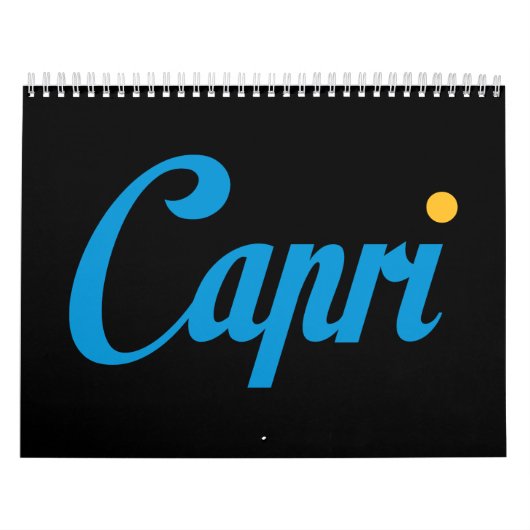 CAPRIイタリア カレンダー (カバー)