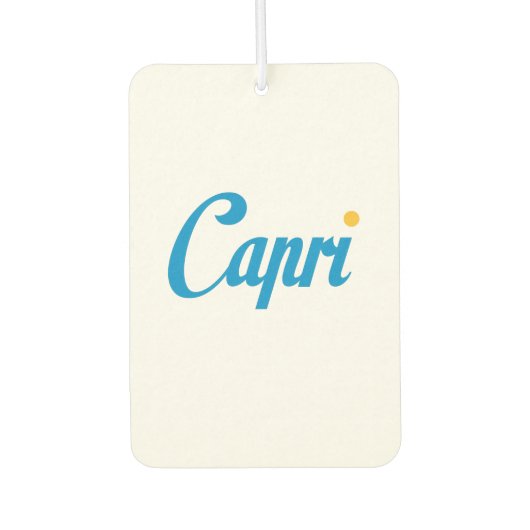 CAPRIイタリア カーエアーフレッシュナー (正面)