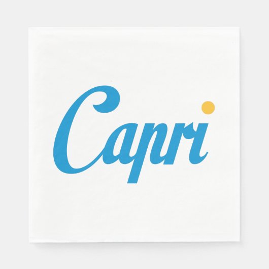 CAPRIイタリア スタンダードランチョンナプキン (正面)