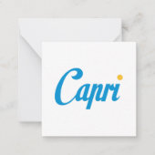 CAPRIイタリア ノートカード (正面)