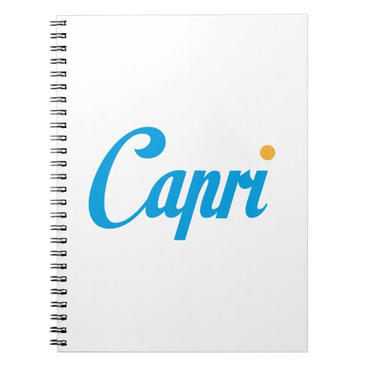 CAPRIイタリア ノートブック (正面)