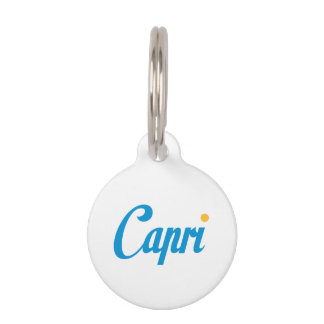 CAPRIイタリア ペット ネームタグ