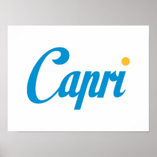 CAPRIイタリア ポスター
