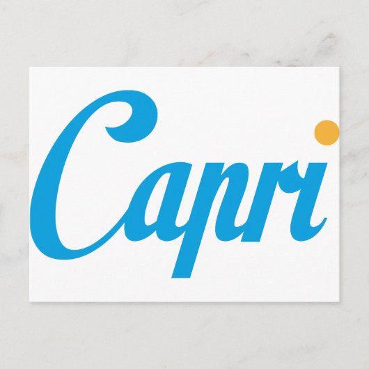 CAPRIイタリア ポストカード (正面)