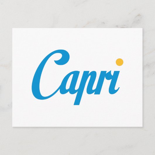 CAPRIイタリア ポストカード (正面)