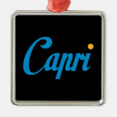 CAPRIイタリア メタルオーナメント (正面)