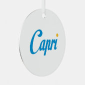 CAPRIイタリア メタルオーナメント (正面右)