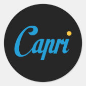 CAPRIイタリア ラウンドシール (正面)
