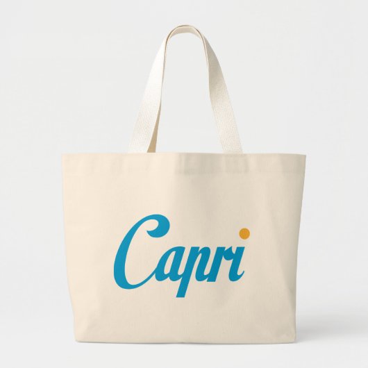 CAPRIイタリア ラージトートバッグ (正面)
