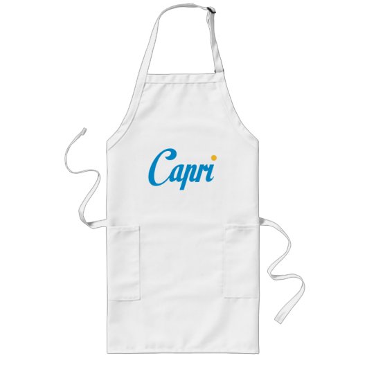 CAPRIイタリア ロングエプロン (正面)