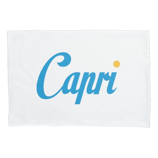 CAPRIイタリア 枕カバー (正面)