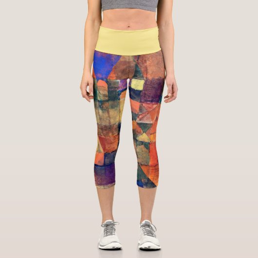 CAPRIスタイルレギンス- 「3ドーム」 - Paul Klee Art カプリレギンス (正面)
