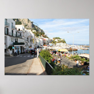 Capri、イタリアの写真撮影、芸術 ポスター