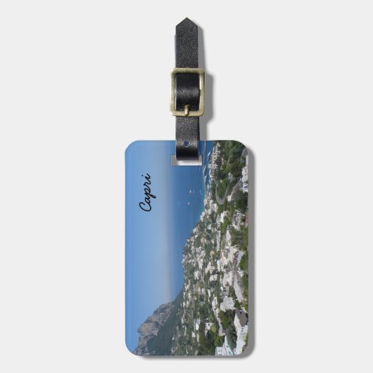 Capri、イタリア ラゲッジタグ (正面縦)