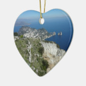Capri Faraglionはイタリア高いView.JPGを揺すります セラミックオーナメント (左)