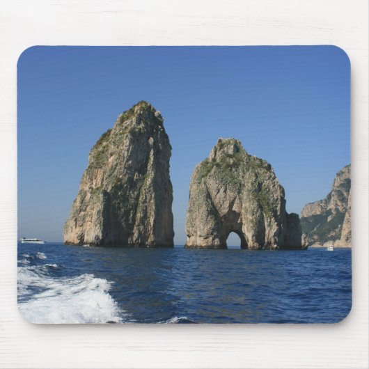 Capri、Faraglioniの島 マウスパッド (正面)