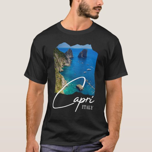 Capri Island  Capri Italy  Capri Souvenir Tシャツ (正面)