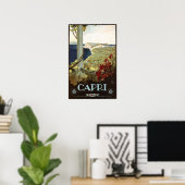 CAPRI ITALIA旅行広告ヴィンテージ ポスター (ホームオフィス)