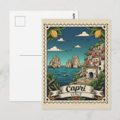 Capri Italy Travel ポストカード (正面/裏面)