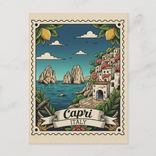 Capri Italy Travel ポストカード (正面)